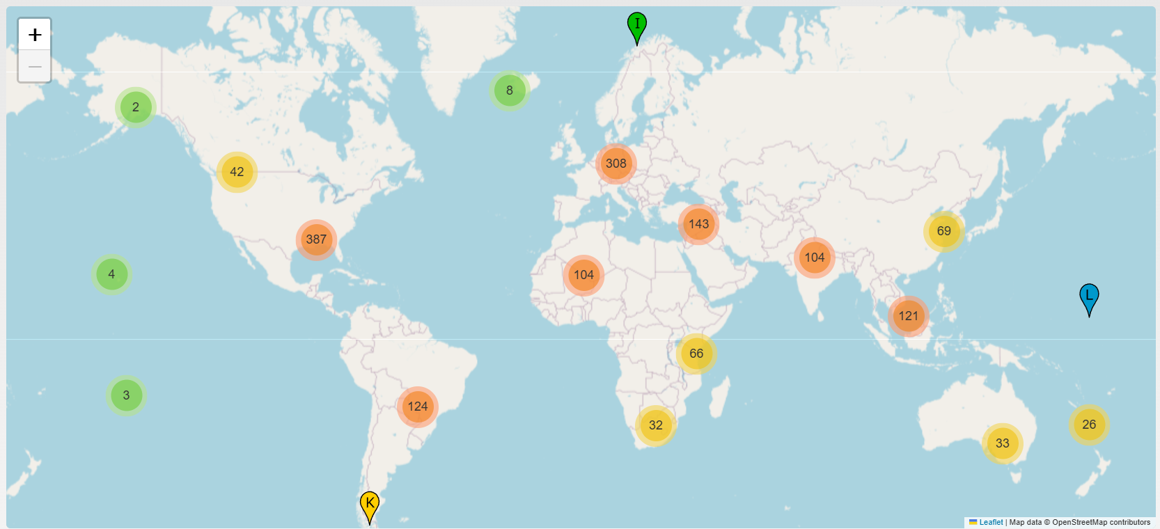 Servidores Raiz do DNS no Mundo (root-servers.org)